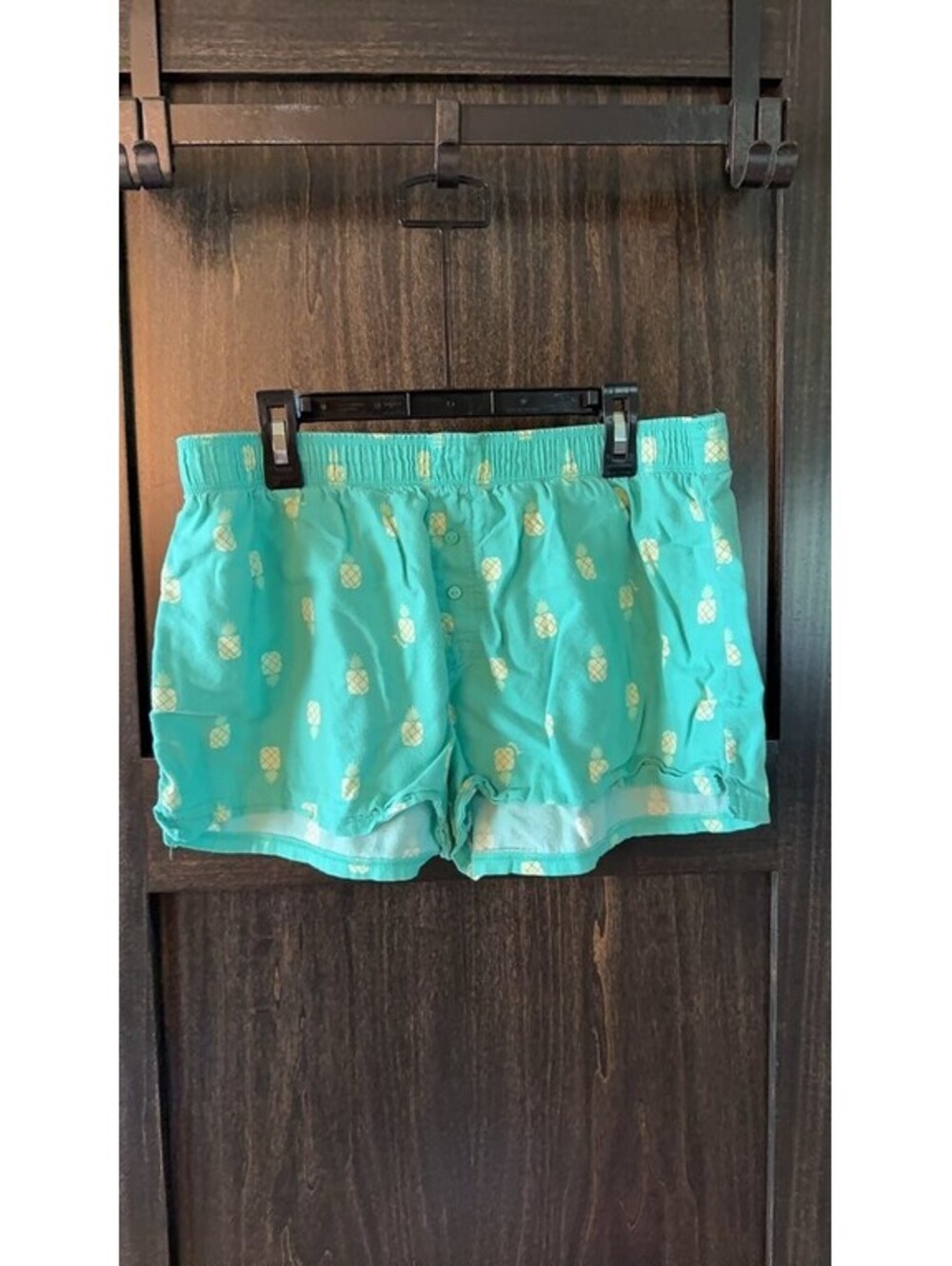 Pink Victoria's Secret Pineapple Print Boxer Shorts Small 0205